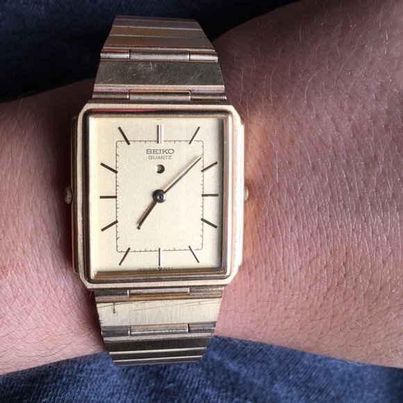 Men's gold watch