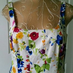 Bright Floral Spring Dress
