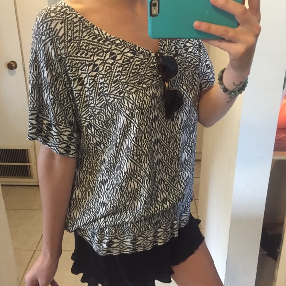Tribal print tee