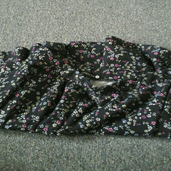 Cotton on skirt and dark blue crop top outfit