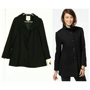 New w Tags Larry Levine Wool Coat Size XS