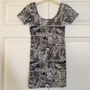 Marvel Comics Stretch Mini Dress