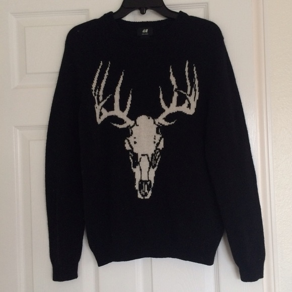 Black wool sweater