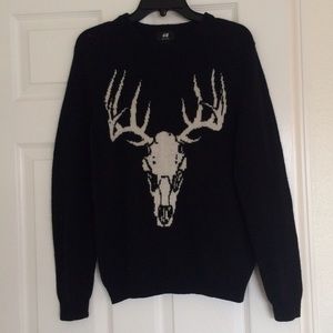Black wool sweater