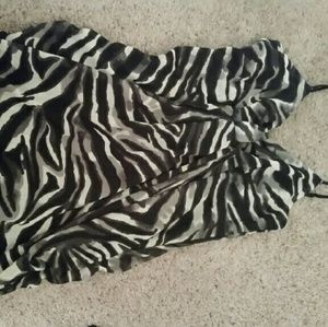 Zebra print dress