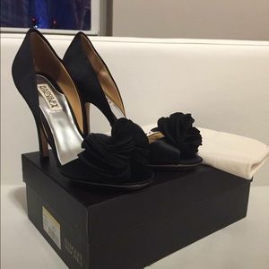 Badgley Mishka black heels! Asking $60!