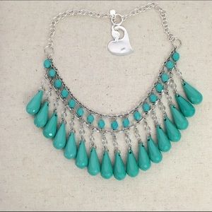 Beautiful Teal Statement necklace