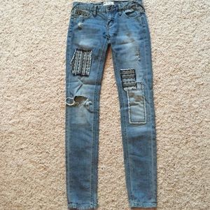 Free people distressed jeans