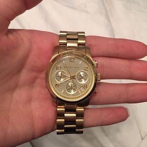 Michael Kors gold stainless steel watch