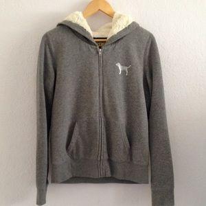 sparkly hooded Victoria's Secret