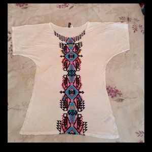 Long Aztec / tribal top