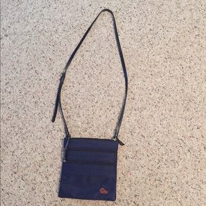 Dooney and Bourke navy cross body bag