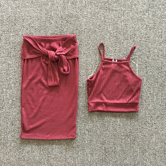 MFYO Boutique Dresses & Skirts - Last One❤️ Crop top and midi skirt set