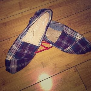 New TOMS shoes plaids