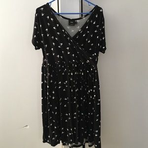 Black maternity dress