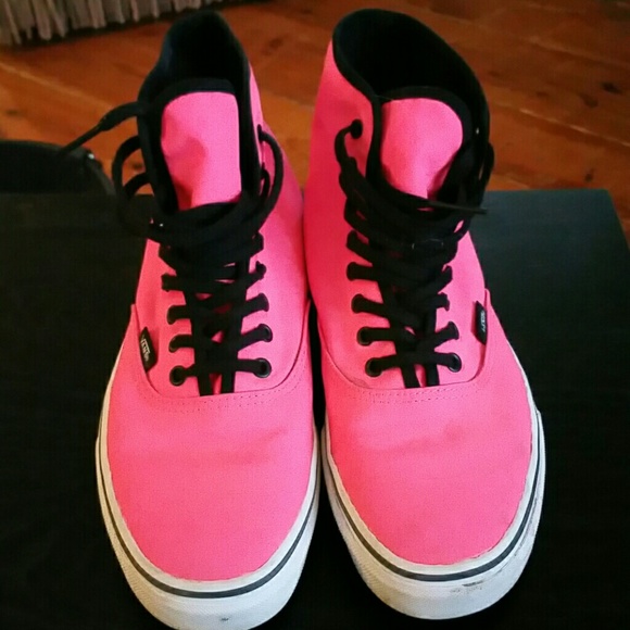Vans Shoes - Pink High Top Vans