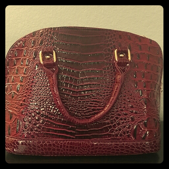 Burgundy purse