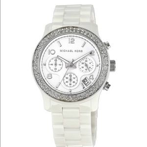 Michael Kors White Ceramic Watch