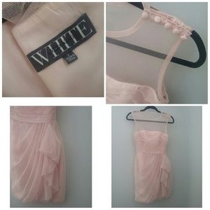 Blush bridesmaid dress
