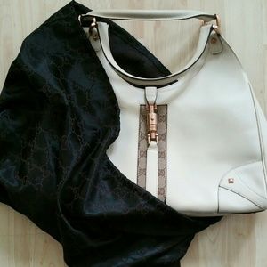 Vintage Leather Gucci Hobo