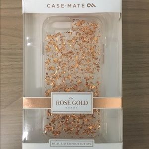 iPhone 6/6S double inlay rose gold case