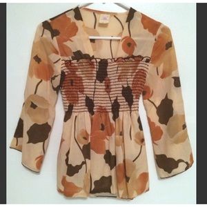 Vintage 70s Flower Top✌🏼️🌻