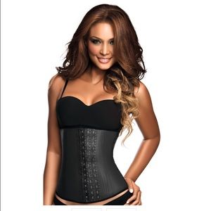 Black Latex Waist Trainer
