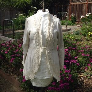 Cream J Jill Vintage Lace Jacket MP
