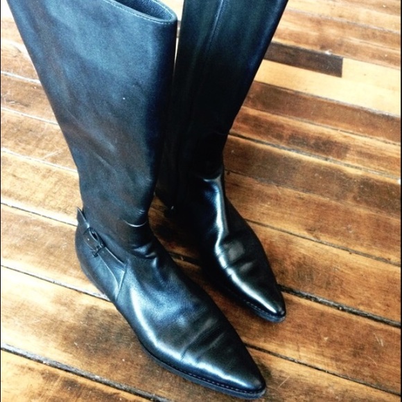 Never Worn Gucci Black Leather Riding Boot