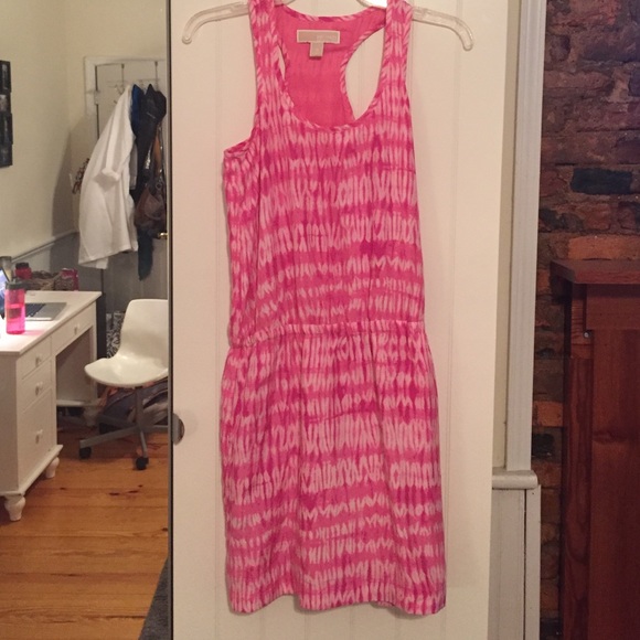 Michael Kors Pink Tie Dye Dress