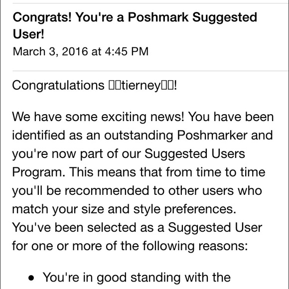 I'm a Suggested User!