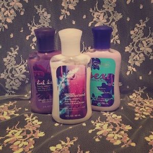 Travel size body lotion!