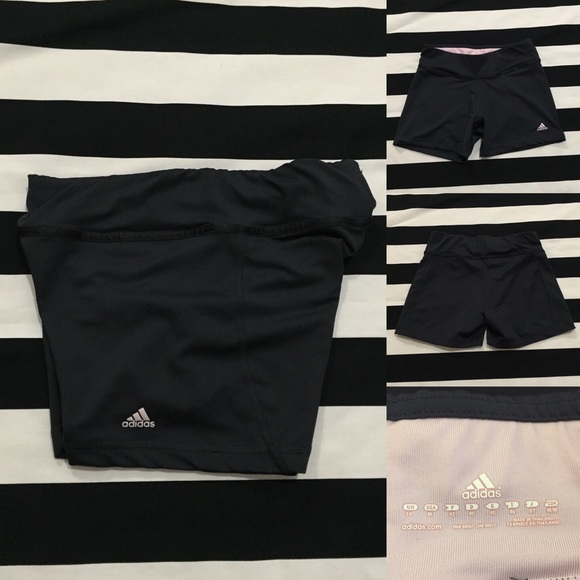 Adidas Pants - Adidas spandex grey shorts sz S-M 💓⚽️🎀