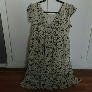 Converse brand floral print dress