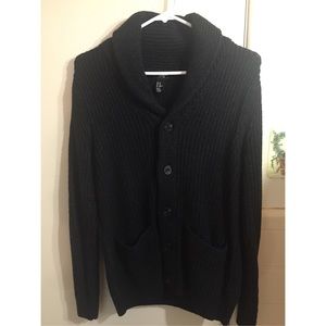 H&M Men's Black Cardigan Sz XS