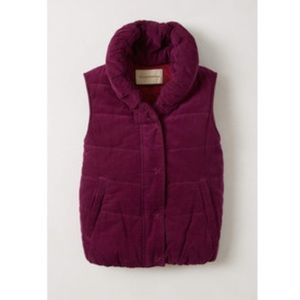 Anthropologie Corduroy Puffer Vest by Pilcro