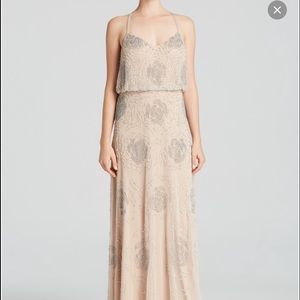 Adrianna Papell beaded gown