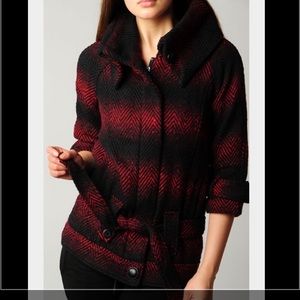 BB Dakota Stanwyck Plaid Coat