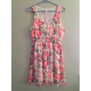 Maternity Pink Floral Dress