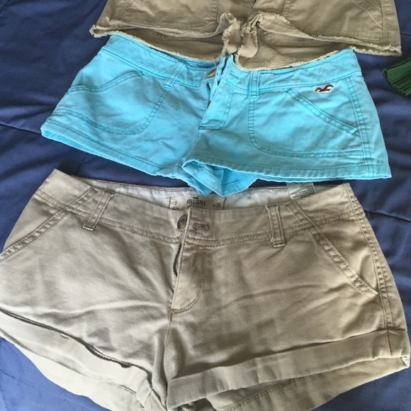 Bundle of hollister shorts