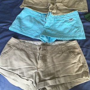 Bundle of hollister shorts