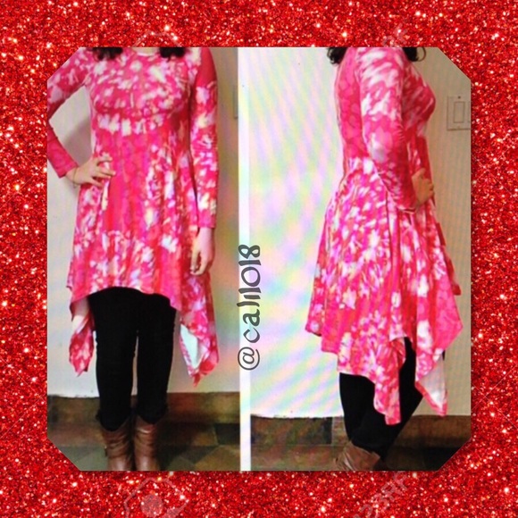 LAST 1 New Black & White Asymmetrical Tye Dye - Picture 4 of 4