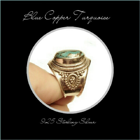 π. SOLD** SOLD** BLUE COPPER TURQUOISE RIND - Picture 2 of 4