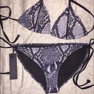 Triangl Swimsuit (snake skin)