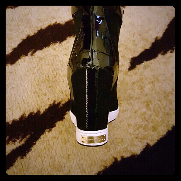 Authentic Jimmy Choo Panama Sneaker Wedge