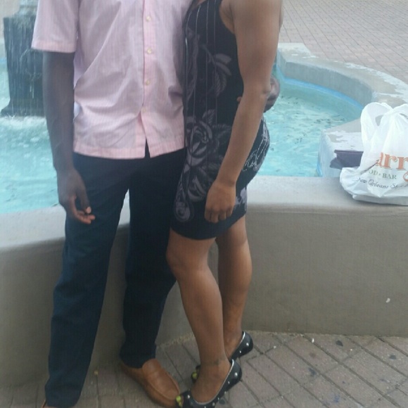 Black & Purple Chain & Bling Dress