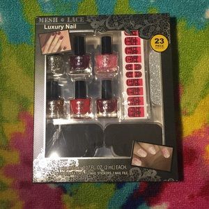 Mesh lace lux nail 💅🏽