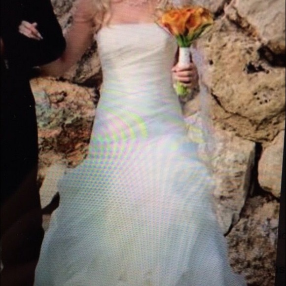 White by Vera Wang wedding dress - Picture 2 of 3