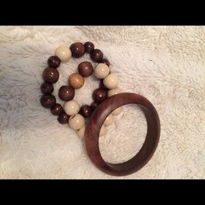 Wood bracelets