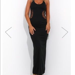 Backless maxi dress